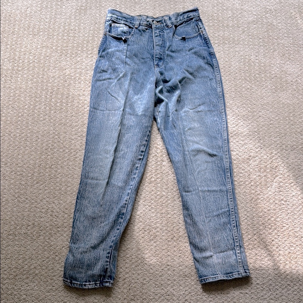 🟢 5/$25 Vintage Jordache Studio Acid Wash High Waist Slim Leg Jeans